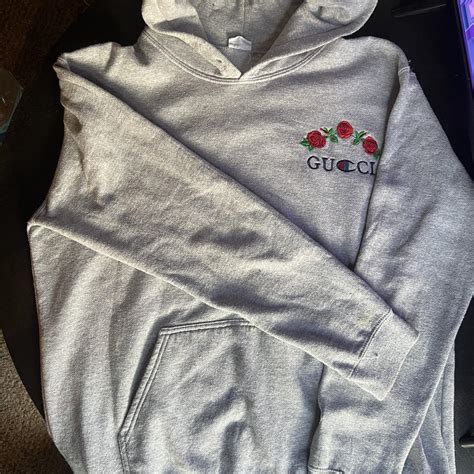 fake silver gucci jacket|gucci x champion hoodie real.